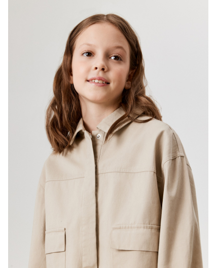 Куртка детская для девочек Pollux_jk бежевый