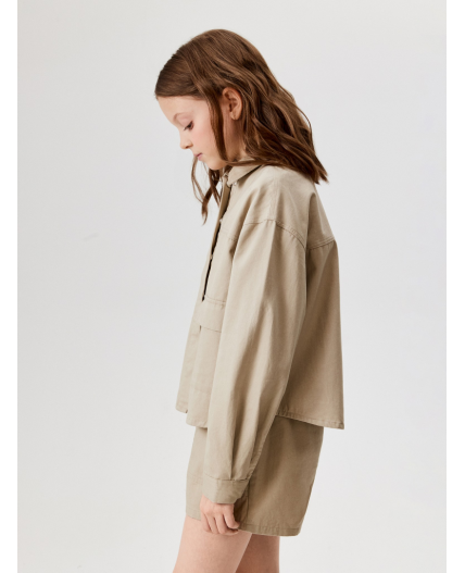 Куртка детская для девочек Pollux_jk бежевый