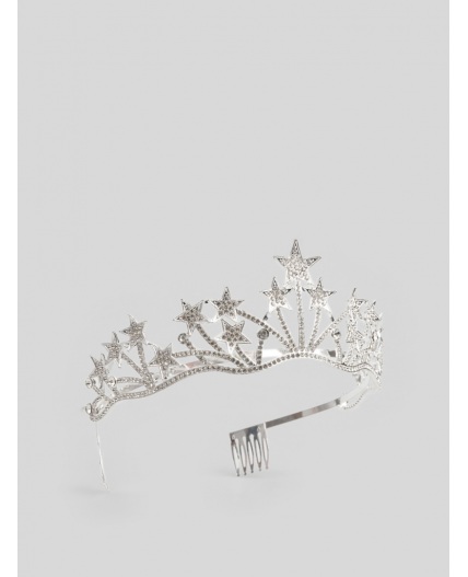 Ободок детский Princes серебристый