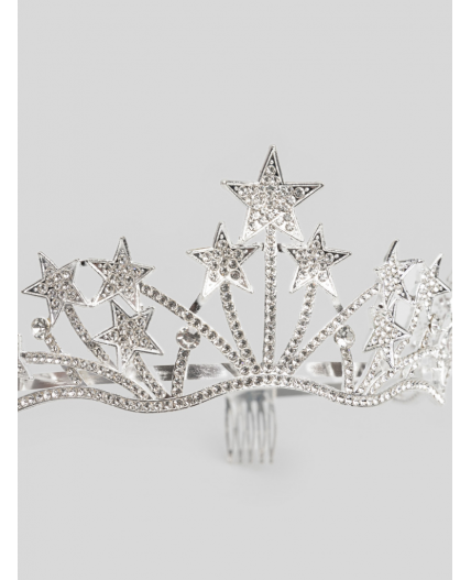 Ободок детский Princes серебристый