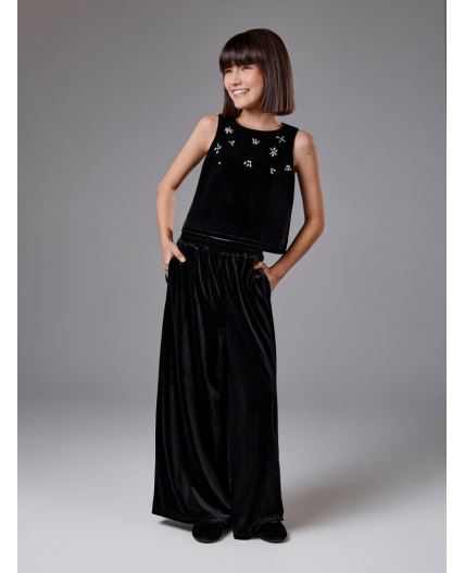 Блузка детская для девочек Ramsar_top черный