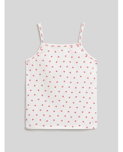 Майка детская для девочек Renee белый