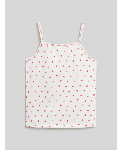 Майка детская для девочек Renee белый