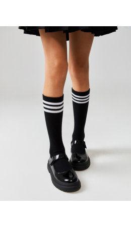 Получулки детские для девочек Rossa черный