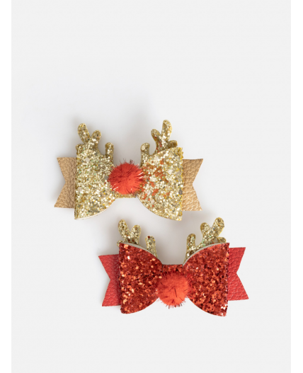 Набор из 2 заколок для волос дет. Sansom разноцветный