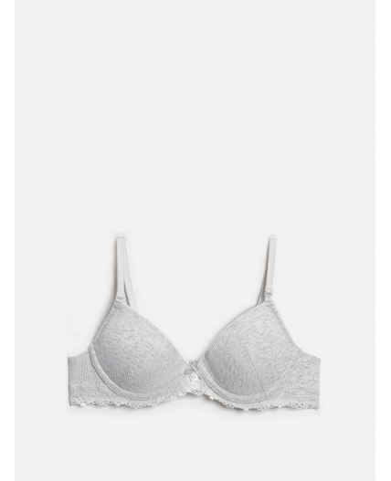 Бюстгальтер детский Sara серый меланж