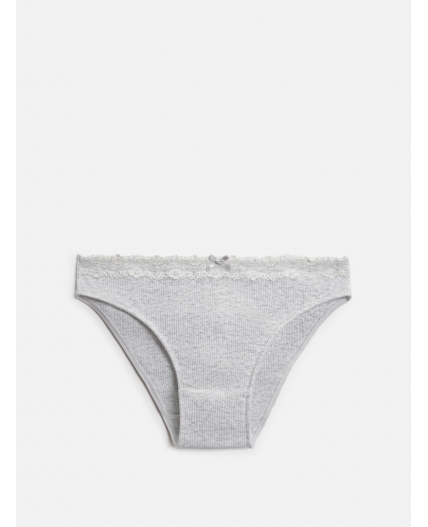 Трусы детские для девочек Sara_br серый меланж