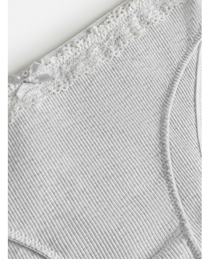 Трусы детские для девочек Sara_br серый меланж