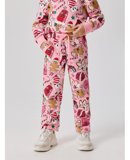 Комплект детский для девочек ((1)джемпер и (2)брюки) Sargala_set разноцветный