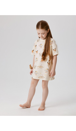 Ночная сорочка детская для девочек Siguela белый