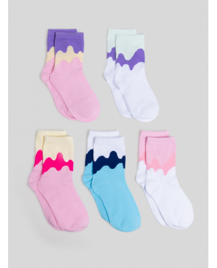Носки детские в наборе из 5 пар Sima цвет в ассортименте