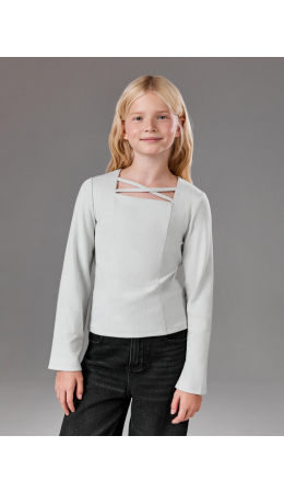 Джемпер детский для девочек Sinai серый