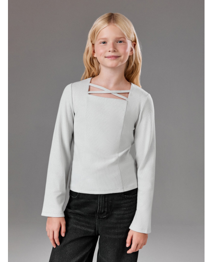 Джемпер детский для девочек Sinai серый