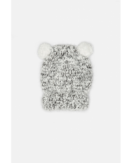 Шапка детская для девочек Sneg серый