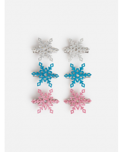 Набор из 6 заколок для волос дет. Sonwy разноцветный