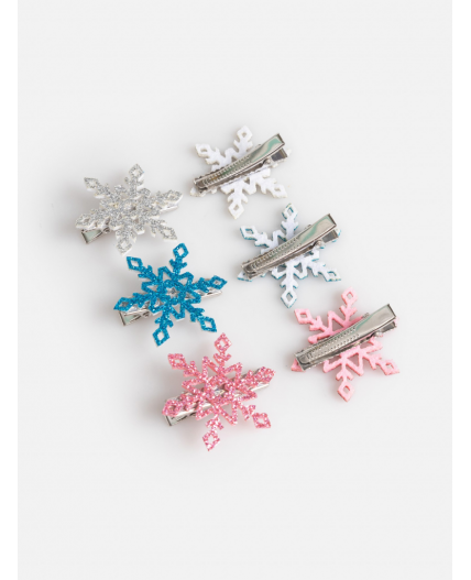 Набор из 6 заколок для волос дет. Sonwy разноцветный