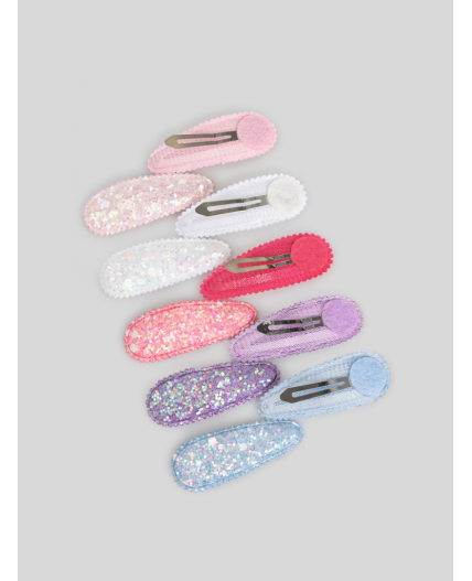 Набор из 10 заколок для волос дет. Spragy разноцветный