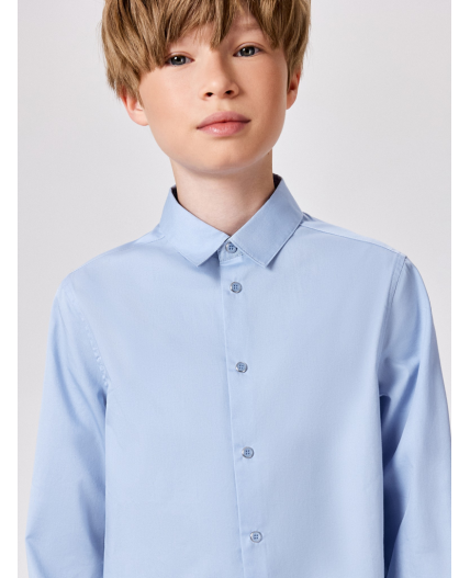 Сорочка верхняя детская для мальчиков Stoum голубой