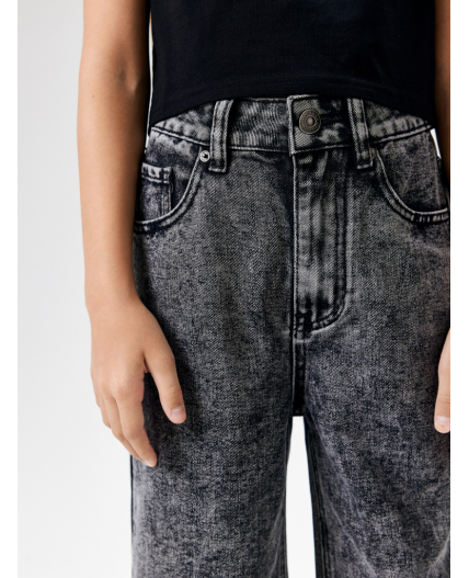 Брюки джинсовые детские для девочек Surya серый