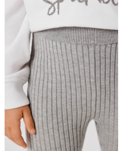 Брюки детские для девочек (лосины) Suzana pt серый меланж