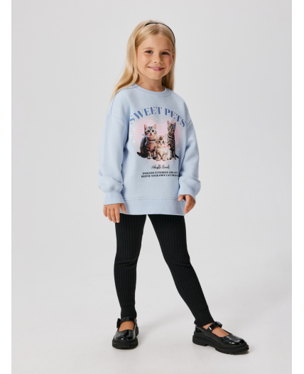 Брюки детские для девочек (лосины) Suzana pt черный