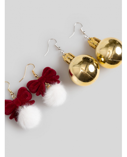 Набор из 2 пар серег дет. Timi разноцветный