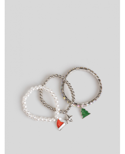 Набор из 3 браслетов дет. Triny разноцветный