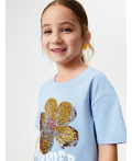 Футболка детская для девочек Valtorna голубой