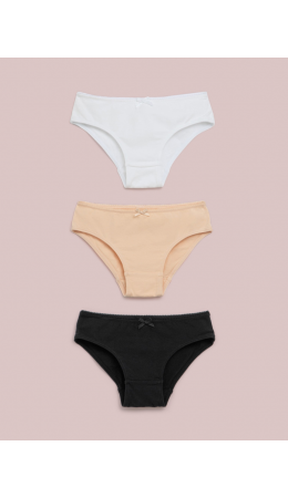 Трусы детские для девочек в наборе из 3шт Vanessa ассорти 2