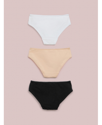 Трусы детские для девочек в наборе из 3шт Vanessa ассорти 2