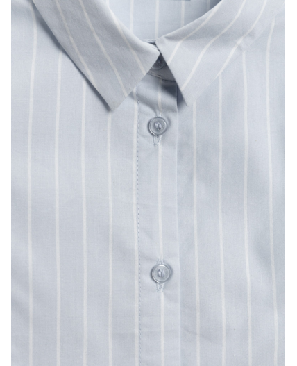 Блузка детская для девочек Vasilika голубая полоска