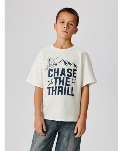 Футболка детская для мальчиков Vedder белый