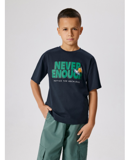 Футболка детская для мальчиков Vedder темно-синий