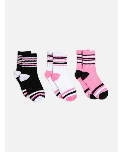 Носки детские в наборе из 3 пар Vikera цвет в ассортименте