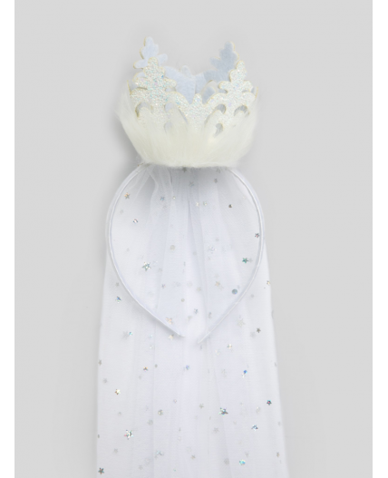 Ободок детский Violeta белый