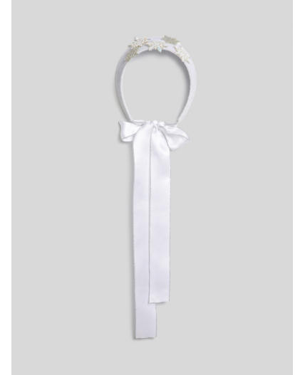 Ободок детский Wilkesa белый