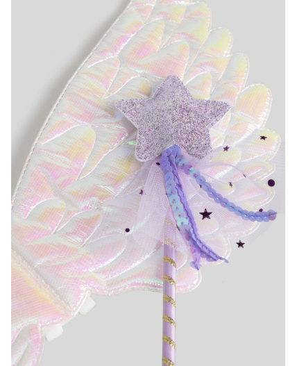 Набор карнавальн.дет.(крылышки,палочка) Wingy разноцветный