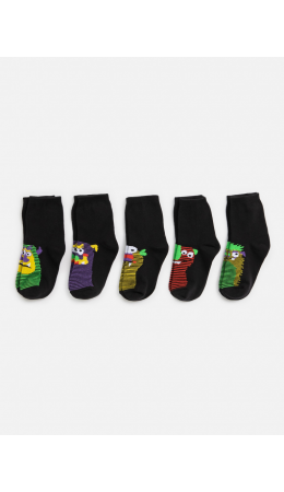 Носки детские в наборе из 5 пар Yoko цвет в ассортименте