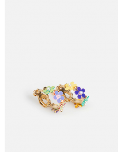 Серьги-клипсы детские Zia разноцветный