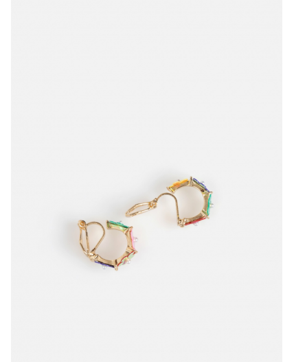 Серьги-клипсы детские Zia разноцветный