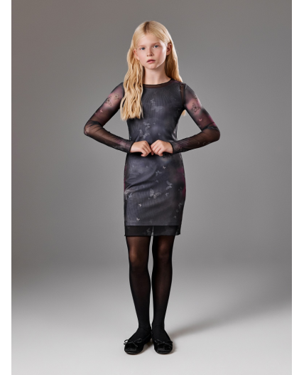 Платье детское для девочек Zmeya фиолетовый принт