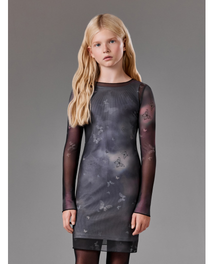 Платье детское для девочек Zmeya фиолетовый принт