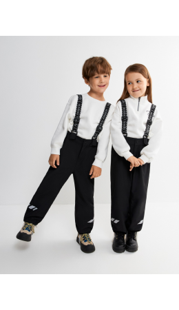 Брюки (утепленные) детские Alnik черный