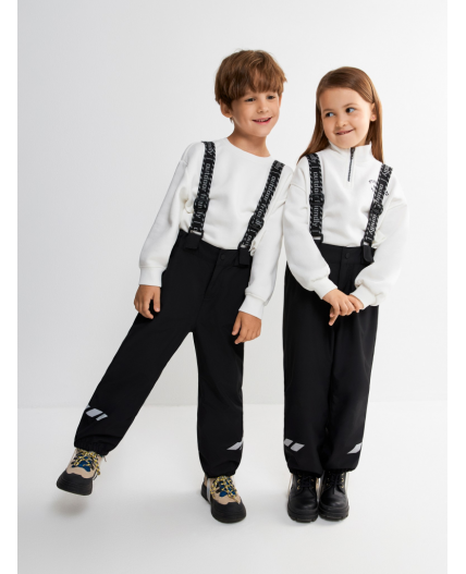 Брюки (утепленные) детские Alnik черный