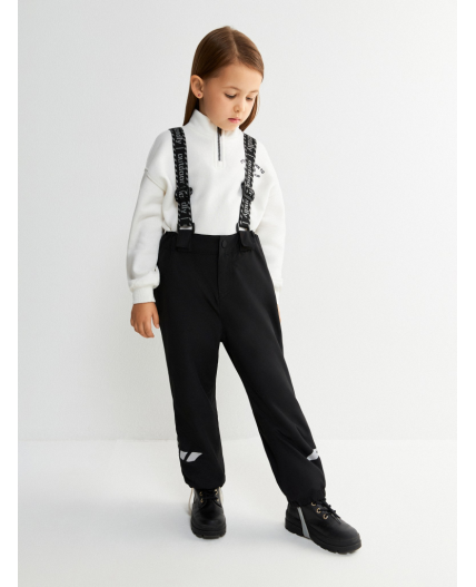 Брюки (утепленные) детские Alnik черный