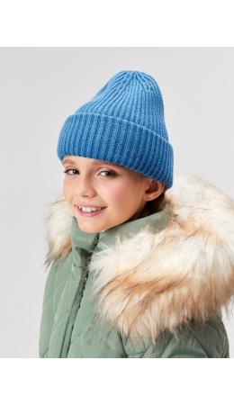 Шапка детская для девочек Besos голубой