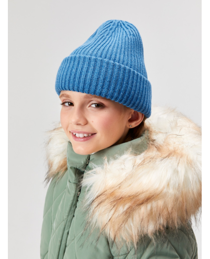 Шапка детская для девочек Besos голубой