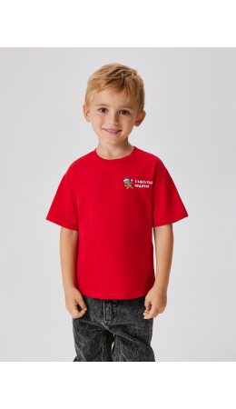 Футболка детская для мальчиков Claus красный