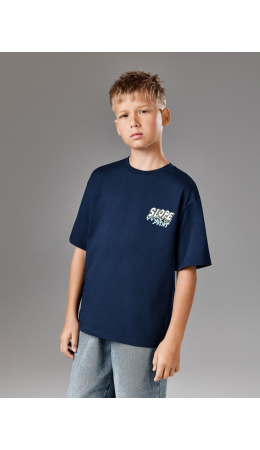 Футболка детская для мальчиков Claus темно-синий
