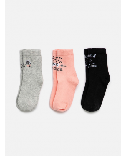 Носки детские в наборе из 3 пар Clio цвет в ассортименте